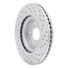 820-67105R Geoperformance Drilled Brake Rotor, Fits Select Infiniti/Nissan, Position: Front Right - image 4