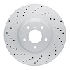 820-68011L Geoperformance Drilled Brake Rotor, 2007-2015 Infiniti/Nissan, Position: Front Left - image 1