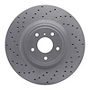 820-68012L Geoperformance Drilled Brake Rotor, Fits Select Infiniti/Nissan, Position: Front Left - image 1