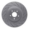 820-68012R Geoperformance Drilled Brake Rotor, Fits Select Infiniti/Nissan, Position: Front Right - image 1