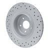 820-68013L Geoperformance Drilled Brake Rotor, Fits Select Infiniti/Nissan, Position: Rear Left - image 4