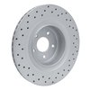 820-68013R Geoperformance Drilled Brake Rotor, Fits Select Infiniti/Nissan, Position: Rear Right - image 4