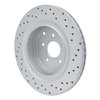 820-68015L Geoperformance Drilled Brake Rotor, Fits Select Infiniti/Nissan, Position: Rear Left - image 4