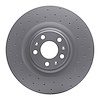820-73034R Geoperformance Drilled Brake Rotor, 2004-2011 Audi/Volkswagen, Position: Front Right - image 1