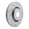 820-73036R Geoperformance Drilled Brake Rotor, 1998-2009 Audi/Volkswagen, Position: Front Right - image 2