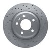 820-73061R Geoperformance Drilled Brake Rotor, Fits Select Audi/Volkswagen, Position: Rear Right - image 1