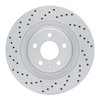 820-73066L Geoperformance Drilled Brake Rotor, Fits Select Multiple Makes/Models, Position: Rear Left