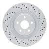 820-73066R Geoperformance Drilled Brake Rotor, Fits Select Multiple Makes/Models, Position: Rear Right