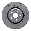 820-73069R Geoperformance Drilled Brake Rotor, 2012-2015 Audi/Volkswagen, Position: Front Right - image 1