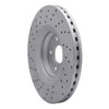 820-73069R Geoperformance Drilled Brake Rotor, 2012-2015 Audi/Volkswagen, Position: Front Right - image 4