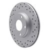 820-74018R Geoperformance Drilled Brake Rotor, 1997-2008 Audi/Volkswagen, Position: Rear Right,Front Right - image 2