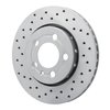 820-74022L Geoperformance Drilled Brake Rotor, 2000-2006 Audi/Volkswagen, Position: Rear Left - image 2