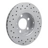 820-74022R Geoperformance Drilled Brake Rotor, 2000-2006 Audi/Volkswagen, Position: Rear Right - image 4
