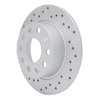 820-74033L Geoperformance Drilled Brake Rotor, 2010-2019 Audi/Volkswagen, Position: Rear Left - image 2