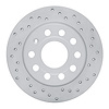 820-74033R Geoperformance Drilled Brake Rotor, 2010-2019 Audi/Volkswagen, Position: Rear Right - image 1