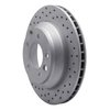 820-74048L Geoperformance Drilled Brake Rotor, 2003-2018 Multiple Makes/Models, Position: Rear Left - image 2