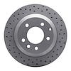 820-74048R Geoperformance Drilled Brake Rotor, 2003-2018 Multiple Makes/Models, Position: Rear Right