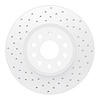820-74053L Geoperformance Drilled Brake Rotor, Fits Select Multiple Makes/Models, Position: Front Left