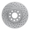 820-74053R Geoperformance Drilled Brake Rotor, Fits Select Multiple Makes/Models, Position: Front Right