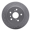 820-76071L Geoperformance Drilled Brake Rotor, 2000-2004 Lexus/Toyota/Scion, Position: Rear Left - image 1