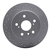 820-76071R Geoperformance Drilled Brake Rotor, 2000-2004 Lexus/Toyota/Scion, Position: Rear Right - image 1