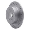820-76071R Geoperformance Drilled Brake Rotor, 2000-2004 Lexus/Toyota/Scion, Position: Rear Right - image 2