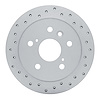 820-76076L Geoperformance Drilled Brake Rotor, 2002-2008 Lexus/Toyota/Scion, Position: Rear Left - image 1