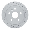 820-76076R Geoperformance Drilled Brake Rotor, 2002-2008 Lexus/Toyota/Scion, Position: Rear Right - image 1