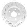 820-76080L Geoperformance Drilled Brake Rotor, 2006-2020 Multiple Makes/Models, Position: Front Left - image 1