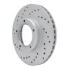 820-76096L Geoperformance Drilled Brake Rotor, 1984-1995 Lexus/Toyota/Scion, Position: Front Left - image 2