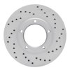 820-76096R Geoperformance Drilled Brake Rotor, 1984-1995 Lexus/Toyota/Scion, Position: Front Right - image 1