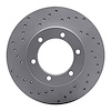 820-76102L Geoperformance Drilled Brake Rotor, 1986-1995 Lexus/Toyota/Scion, Position: Front Left - image 1