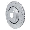 820-76138L Geoperformance Drilled Brake Rotor, Fits Select Lexus/Toyota/Scion, Position: Front Left - image 2