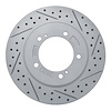 830-01013R Geoperformance Drilled/Slotted Brake Rotor, 1999-2008 Multiple Makes/Models, Position: Front Right - image 1