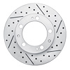 830-02022R Geoperformance Drilled/Slotted Brake Rotor, 1987-1989 Porsche, Position: Front Right - image 1