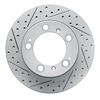 830-02029R Geoperformance Drilled/Slotted Brake Rotor, 1997-2004 Porsche, Position: Rear Right - image 1