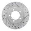 830-02066D Geoperformance Drilled/Slotted Brake Rotor, 1999-2021 Porsche, Position: Rear Right - image 1