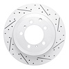 830-02130R Geoperformance Drilled/Slotted Brake Rotor, 2019-2021 Porsche, Position: Rear Right - image 1