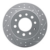 830-03017R Geoperformance Drilled/Slotted Brake Rotor, 2003-2008 Kia/Hyundai/Genesis, Position: Rear Right - image 1