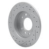 830-03017R Geoperformance Drilled/Slotted Brake Rotor, 2003-2008 Kia/Hyundai/Genesis, Position: Rear Right - image 4