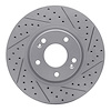 830-03019R Geoperformance Drilled/Slotted Brake Rotor, 2004-2011 Kia/Hyundai/Genesis, Position: Front Right - image 1