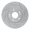 830-03020R Geoperformance Drilled/Slotted Brake Rotor, 2005-2019 Kia/Hyundai/Genesis, Position: Front Right