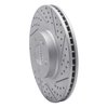 830-03028R Geoperformance Drilled/Slotted Brake Rotor, 2009-2014 Kia/Hyundai/Genesis, Position: Front Right - image 2