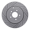 830-03031L Geoperformance Drilled/Slotted Brake Rotor, 2010-2016 Kia/Hyundai/Genesis, Position: Rear Left - image 1