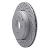 830-03031L Geoperformance Drilled/Slotted Brake Rotor, 2010-2016 Kia/Hyundai/Genesis, Position: Rear Left - image 2