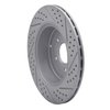 830-03031L Geoperformance Drilled/Slotted Brake Rotor, 2010-2016 Kia/Hyundai/Genesis, Position: Rear Left - image 4