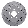 830-03031R Geoperformance Drilled/Slotted Brake Rotor, 2010-2016 Kia/Hyundai/Genesis, Position: Rear Right - image 1