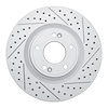 830-03034R Geoperformance Drilled/Slotted Brake Rotor, 2010-2016 Kia/Hyundai/Genesis, Position: Front Right - image 1