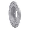 830-03037L Geoperformance Drilled/Slotted Brake Rotor, Fits Select Kia/Hyundai/Genesis, Position: Rear Left - image 4