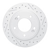 830-03037R Geoperformance Drilled/Slotted Brake Rotor, Fits Select Kia/Hyundai/Genesis, Position: Rear Right - image 1